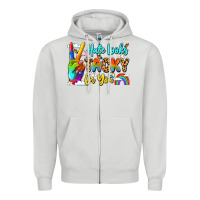 Dove Grey hate looks tacky on you Zipper Hoodie - LillyAllenDesigns
