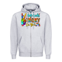 Heather Grey hate looks tacky on you Zipper Hoodie - LillyAllenDesigns