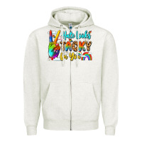 Oatmeal Heather hate looks tacky on you Zipper Hoodie - LillyAllenDesigns