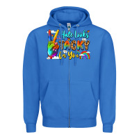True Royal hate looks tacky on you Zipper Hoodie - LillyAllenDesigns