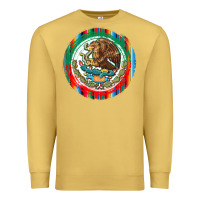 Antique Gold Mexico Coat of Arms Premium Sweatshirt - texasbilliewilder