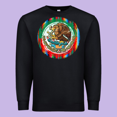 Mexico Coat Of Arms Premium Sweatshirt Designed By Texasbilliewilder