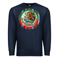 Navy Mexico Coat of Arms Premium Sweatshirt - texasbilliewilder