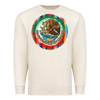 Sandshell Mexico Coat of Arms Premium Sweatshirt - texasbilliewilder