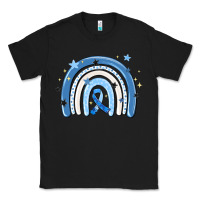 Black in april wear blue autism awareness Classic Tee - MaliasSmallBusiness