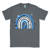 Charcoal Heather in april wear blue autism awareness Classic Tee - MaliasSmallBusiness