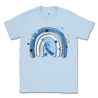 Dusty Blue in april wear blue autism awareness Classic Tee - MaliasSmallBusiness