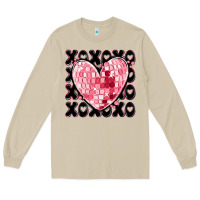 Mushroom xoxo heart valentine's day Long Sleeve Tee - MaliasSmallBusiness