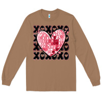 Toasted Coconut xoxo heart valentine's day Long Sleeve Tee - MaliasSmallBusiness