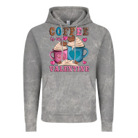 Cloud Rock valentines day coffe is my valentine Vintage Hoodie - AdoDesignShop