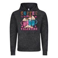 Vintage Black valentines day coffe is my valentine Vintage Hoodie - AdoDesignShop