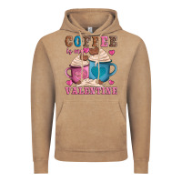 Vintage Coffee valentines day coffe is my valentine Vintage Hoodie - AdoDesignShop