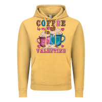 Vintage Mustard valentines day coffe is my valentine Vintage Hoodie - AdoDesignShop