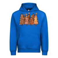 Cobalt melanin christmas trees with lights Urban Hoodie - FaDigitalArtStudio