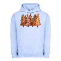 Pigment Grape Ice melanin christmas trees with lights Urban Hoodie - FaDigitalArtStudio