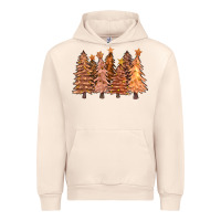 Sandshell melanin christmas trees with lights Urban Hoodie - FaDigitalArtStudio