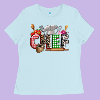 Chef Ladies Tee Designed By Zillion Design Studio