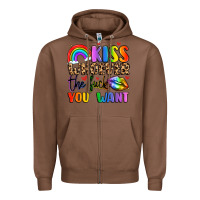 Chestnut kiss whoever the fuck you want Zipper Hoodie - LillyAllenDesigns