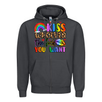 Smoke kiss whoever the fuck you want Zipper Hoodie - LillyAllenDesigns