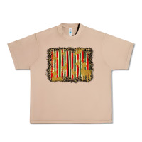 Burro christmas reindeers leopard background Urban Heavy Tee - BarkalooDesign