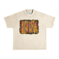 Sandshell christmas reindeers leopard background Urban Heavy Tee - BarkalooDesign