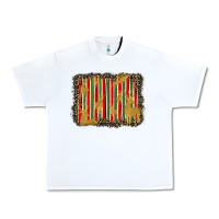White christmas reindeers leopard background Urban Heavy Tee - BarkalooDesign