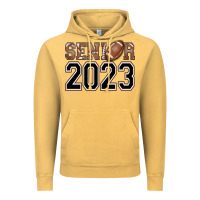 Vintage Mustard senior 2023 american football Vintage Hoodie - AdoDesignShop