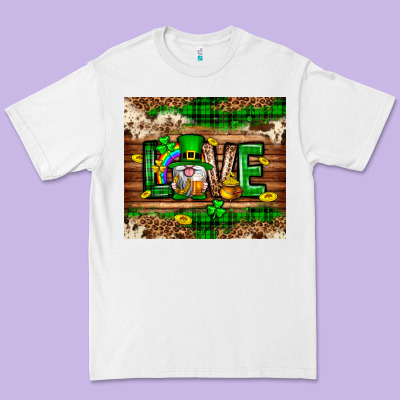 St. Patrick's Day Love Gnome Tumbler Premium Tee Designed By Neo Western