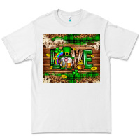 White St. patrick's day love gnome tumbler Premium Tee - Neo Western