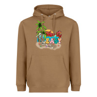 Toasted Coconut take it easy Heavyweight Hoodie - NancyCooperArtShop
