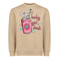 Mushroom lucky girl drink Heavyweight Sweatshirt - MaliasSmallBusiness