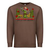 Chestnut My 1st Cinco De Mayo Premium Sweatshirt - texasbilliewilder