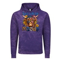 Cloud Purple just a little moody 4th of july long haired cow Vintage Hoodie - Jasminsmagicworld