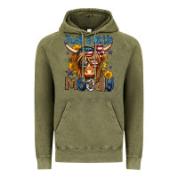 Vintage Olive just a little moody 4th of july long haired cow Vintage Hoodie - Jasminsmagicworld