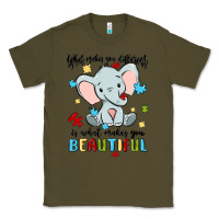 Army Green what makes you different is what makes you beautif Classic Tee - MaliasSmallBusiness