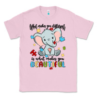 Bubblegum Pink what makes you different is what makes you beautif Classic Tee - MaliasSmallBusiness