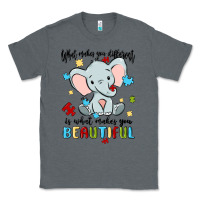 Charcoal Heather what makes you different is what makes you beautif Classic Tee - MaliasSmallBusiness
