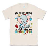 Natural what makes you different is what makes you beautif Classic Tee - MaliasSmallBusiness