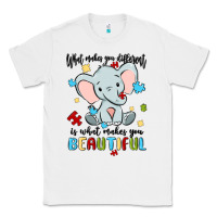 White what makes you different is what makes you beautif Classic Tee - MaliasSmallBusiness