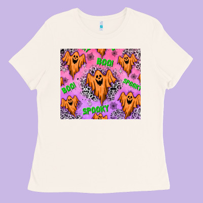 Halloween Ladies Tee Designed By Texasbilliewilder