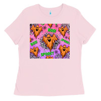 Bubblegum Pink Halloween Ladies Tee - texasbilliewilder