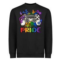 Black gaymer pride Heavyweight Sweatshirt - MaliasSmallBusiness