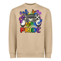 Mushroom gaymer pride Heavyweight Sweatshirt - MaliasSmallBusiness