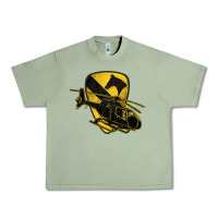 Oil Green 1st cavalry division chopper helicopter air cav Urban Heavy Tee - Jasminsmagicworld