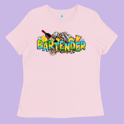 Bartender Ladies Tee Designed By Zillion Design Studio