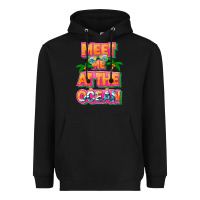 Black Meet me at the ocean Summer Heavyweight Hoodie - NancyCooperArtShop