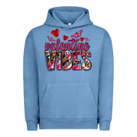 Pigment Pebble Blue valentine vibes olivia Urban Hoodie - OliviaCreatesArt