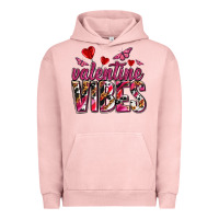 Pigment Salmon valentine vibes olivia Urban Hoodie - OliviaCreatesArt