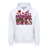White valentine vibes olivia Urban Hoodie - OliviaCreatesArt