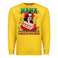 Lemon Mama Chingona Skull Premium Sweatshirt - texasbilliewilder